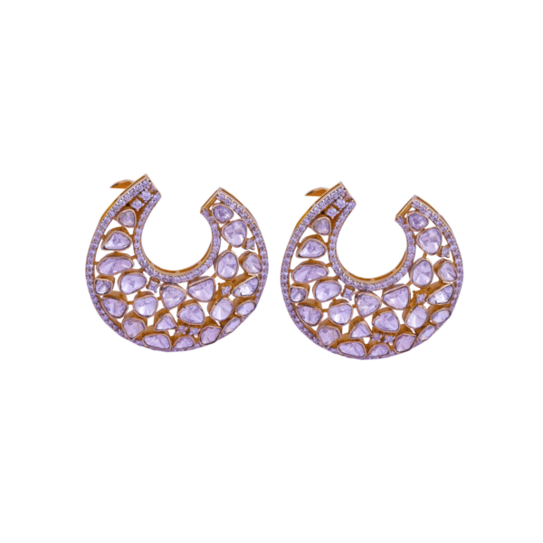 Natural Polki earrings