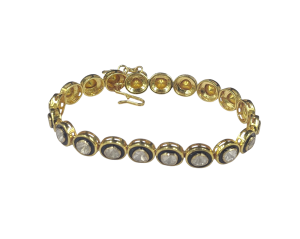 Tennis Polki Enemal Bracelets