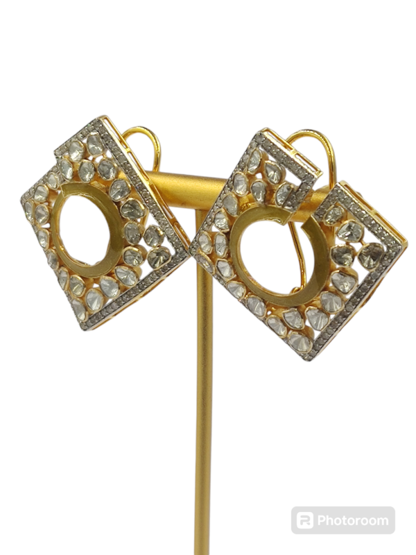 Weightless Wonders Polki Earrings