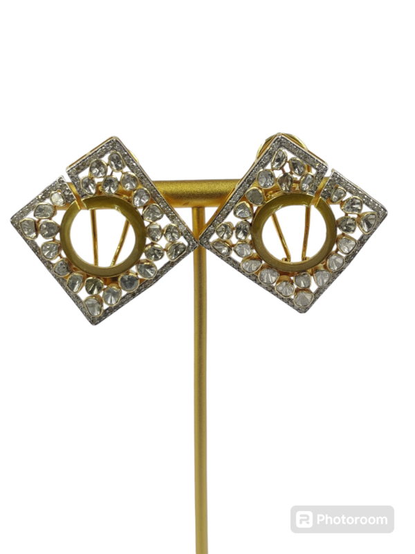 Weightless Wonders Polki Earrings