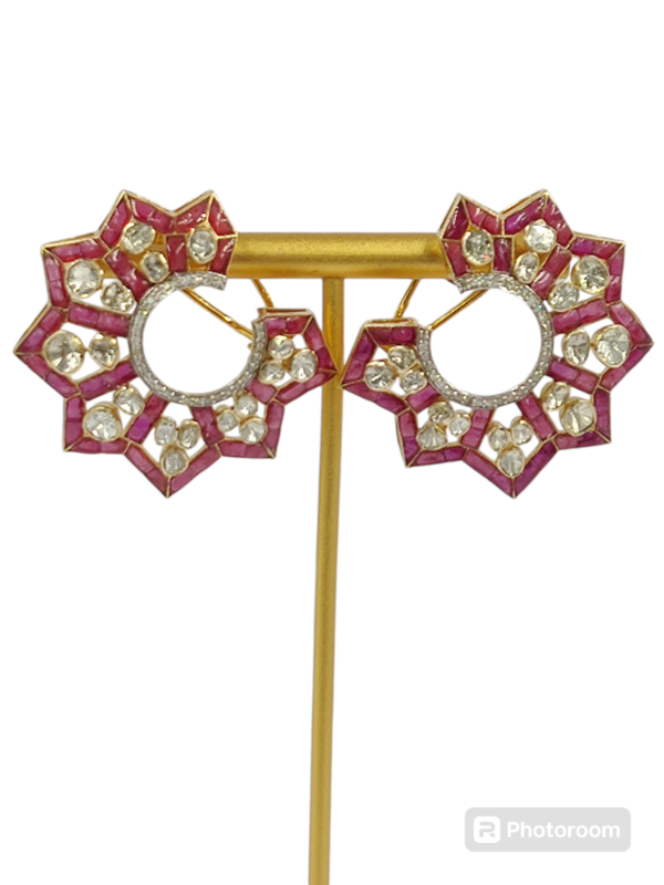 Weightless Wonders Polki Earrings